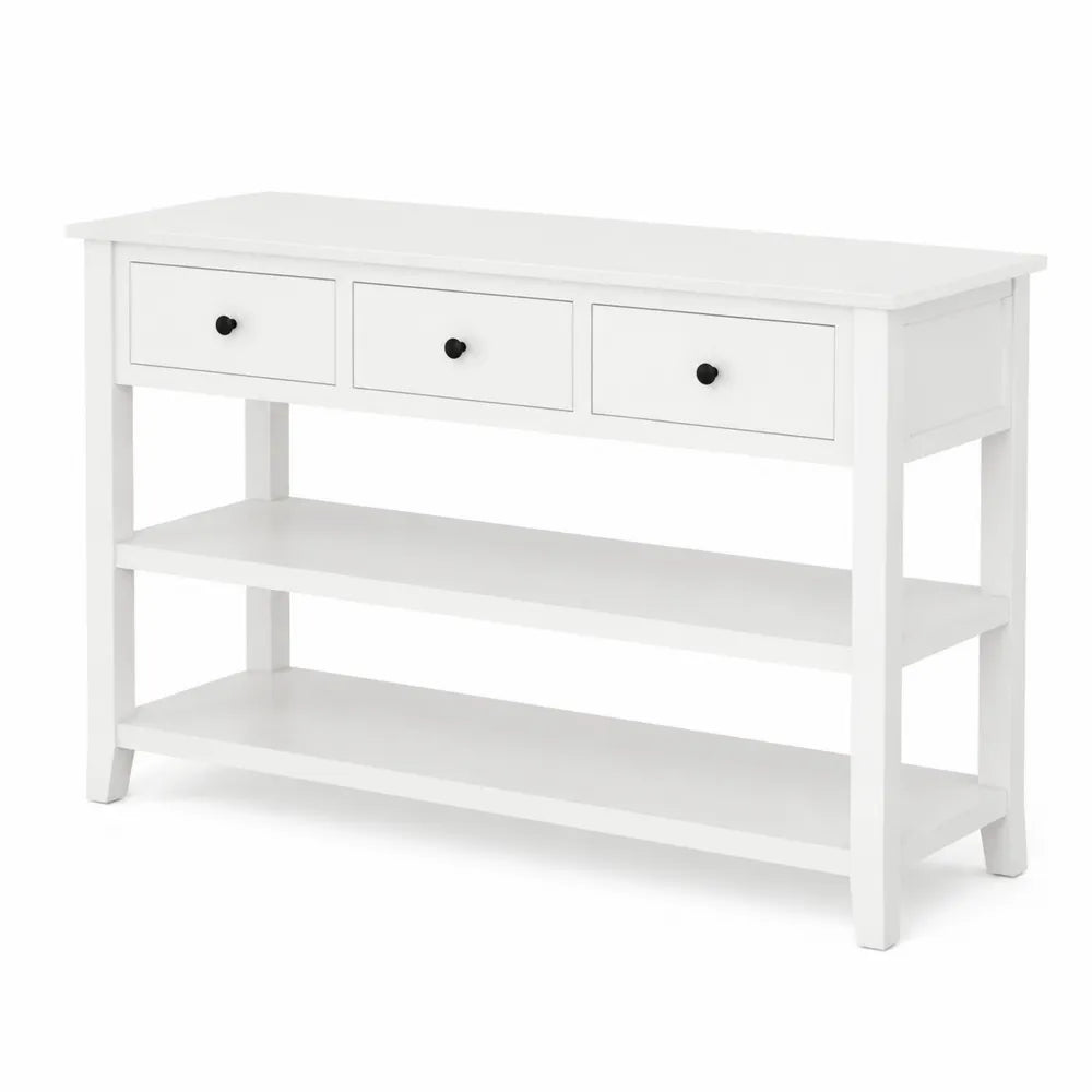 Consolle in Legno MDF con Cassetti 120x40x80 cm