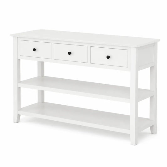 Consolle in Legno MDF con Cassetti 120x40x80 cm
